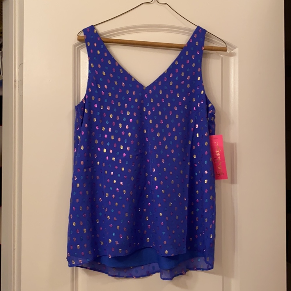 Lilly Pulitzer V Neck Top